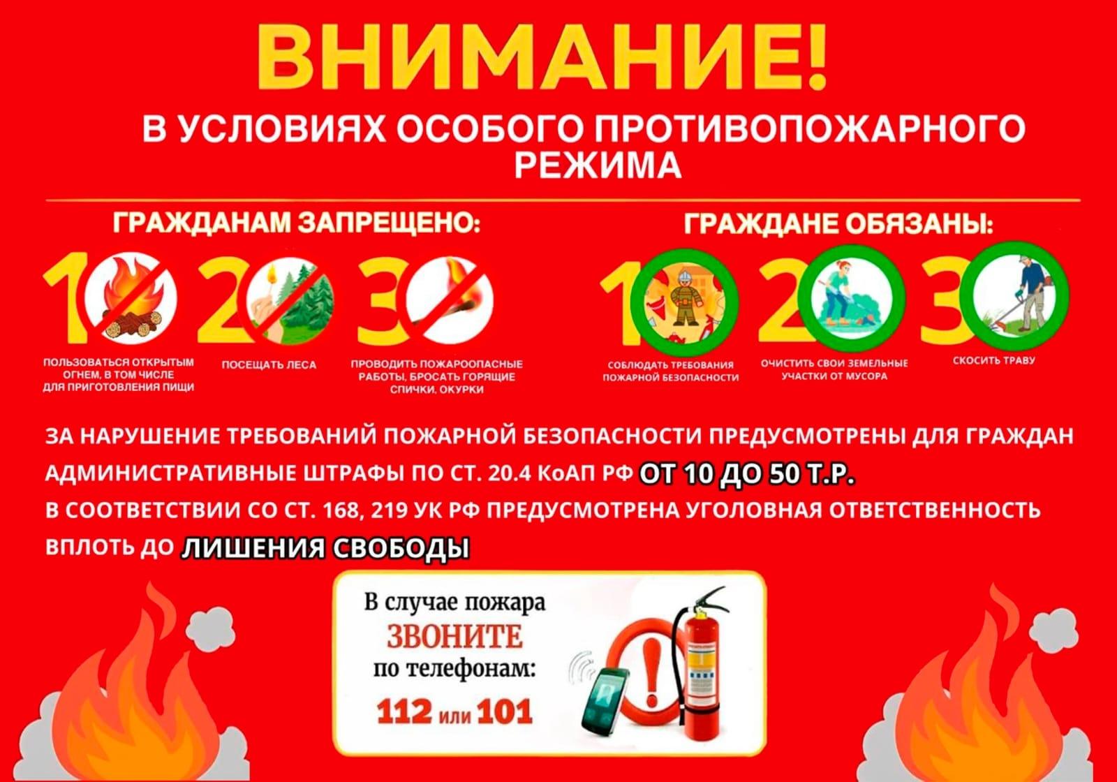 ПАМЯТКА  населению по профилактике пожаров и действиям при их возникновении в весенне-летний пожароопасный период.