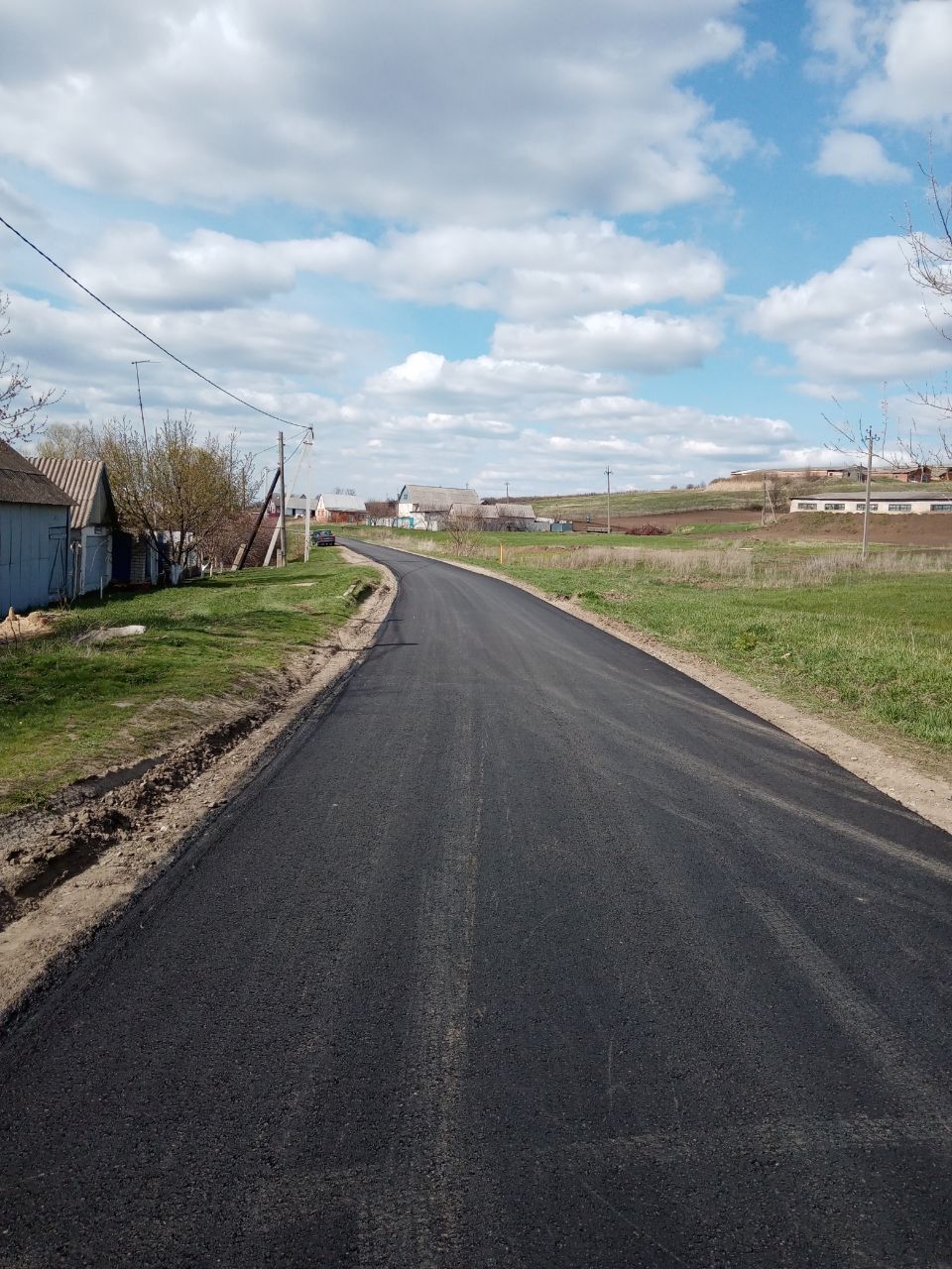 О выполненном ремонте дорог в с. Урыв-Покровка.